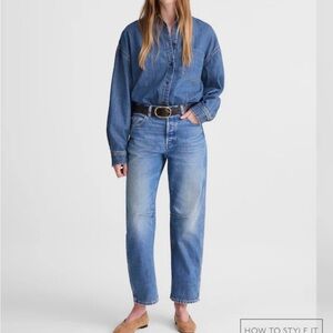 MADEWELL darted barrel Jean